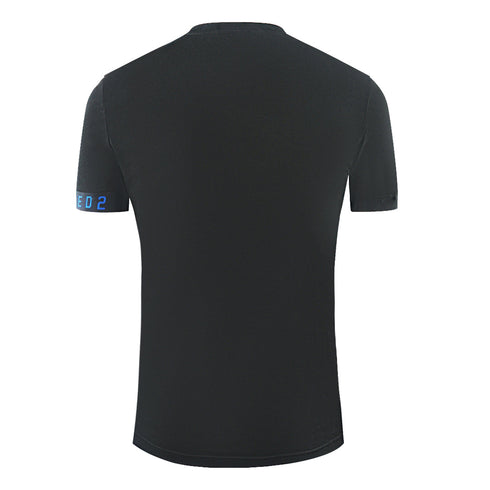Dsquared2 Brand Logo on Sleeve Black Underwear T-Shirt D9M3S4870 16